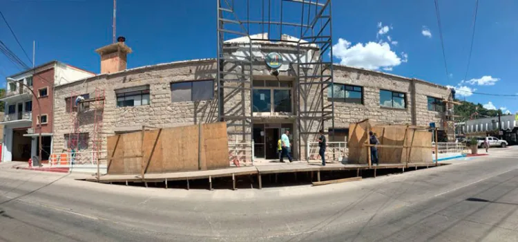 Gran avance en el rescate histórico del edificio del Palacio Municipal de Nogales