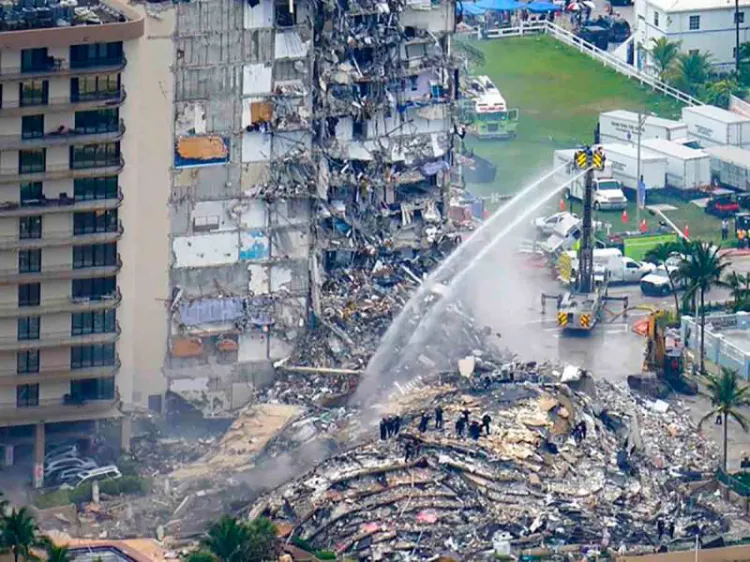 Descubren turbios orígenes en construcción del edificio que colapsó en Florida