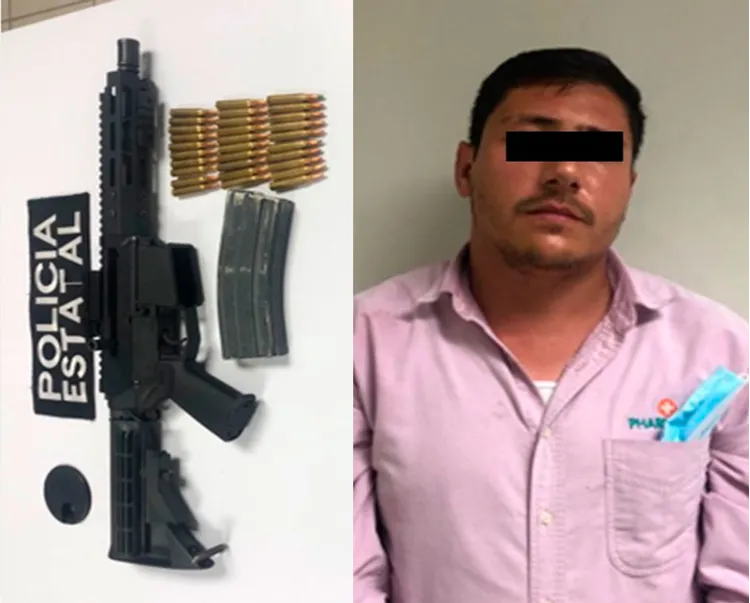 Ejecuta FGR prisión preventiva contra sujeto detenido con fusil