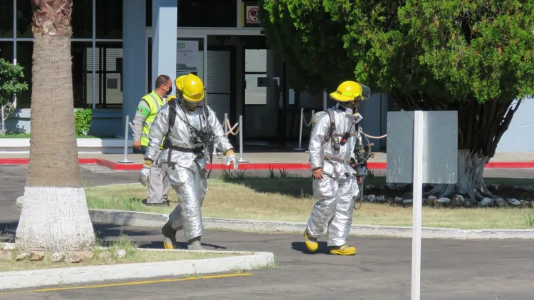 Mide Protección Civil tiempos de respuesta con simulacro