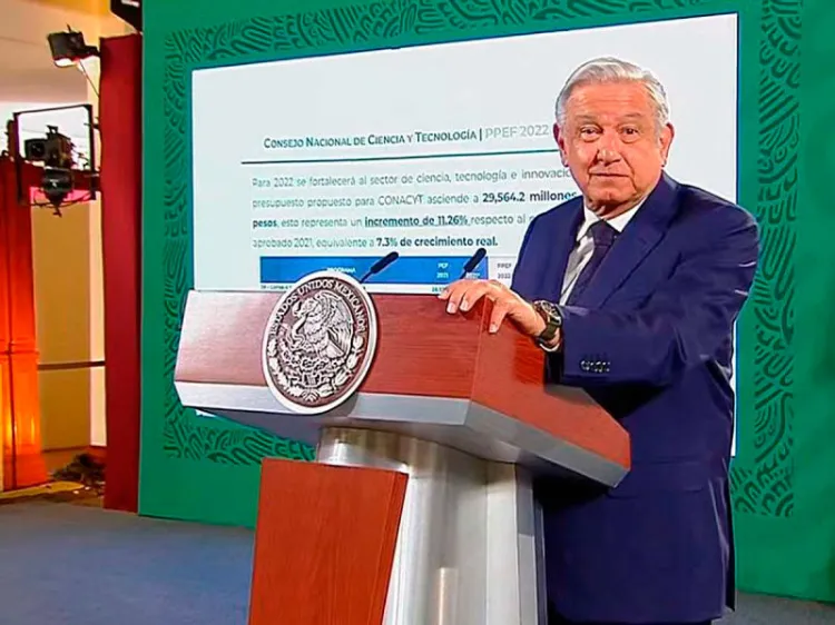 Rechaza López Obrador ‘reducción’ al presupuesto del Conacyt