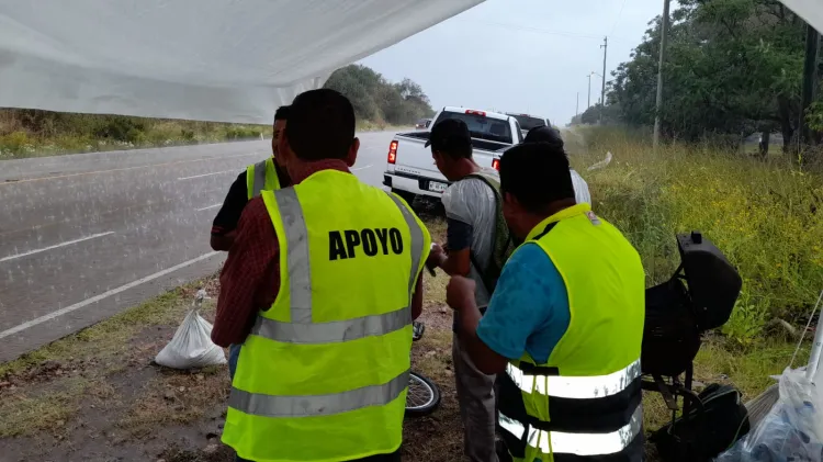 Brindan rotarios apoyo a peregrinos