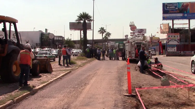 Filtración de extraño líquido moviliza cuerpos de emergencia