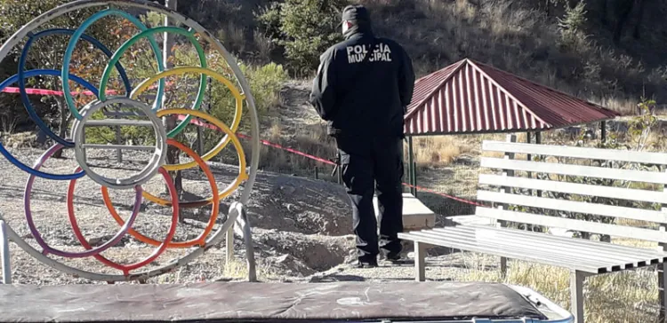 Sorprenden a ladrón en parque infantil de Las Torres