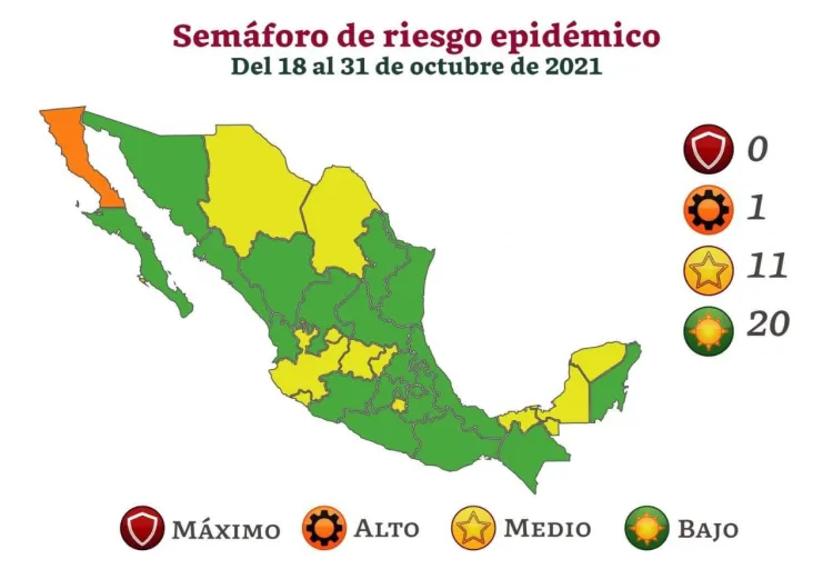 Sonora pasa a verde en semáforo epidemiológico