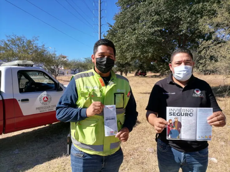 Fortalece Protección Civil campaña Invierno Seguro