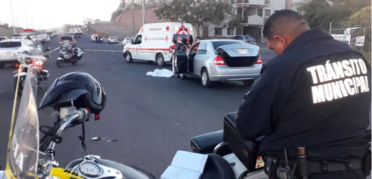 Fallece motociclista en accidente de tránsito