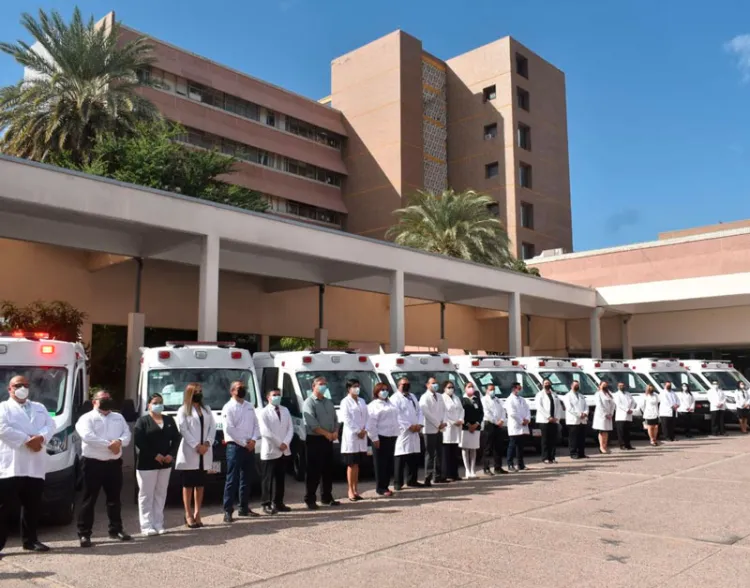 Recibe IMSS Sonora 45 ambulancias para traslados programados de pacientes