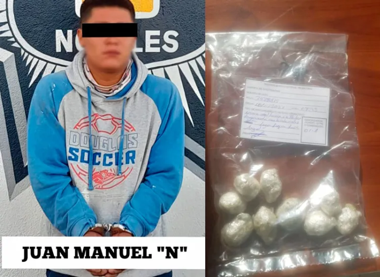 Detienen a sujeto en posesión de marihuana