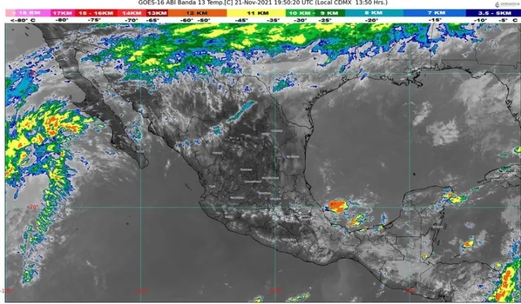 Alerta Protección Civil por vaguada polar y frente frío