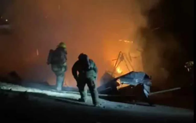 Fallece calcinado en incendio en la Rosarito