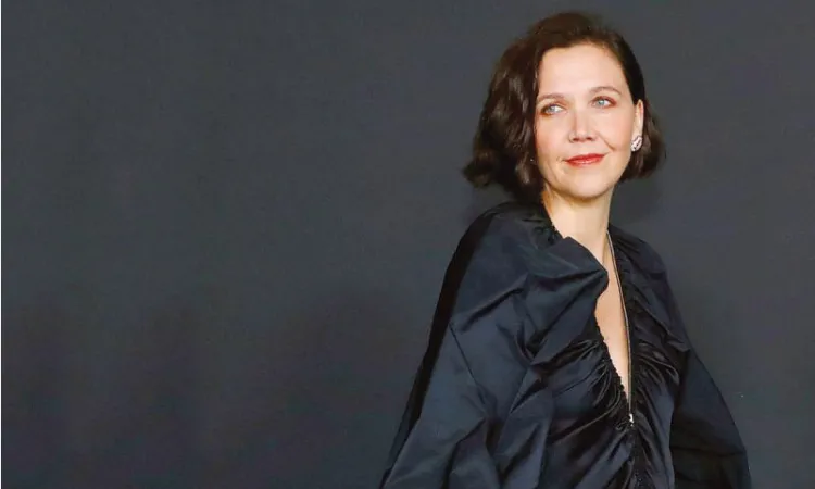 Maggie Gyllenhaal hace arte