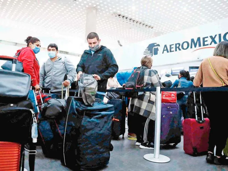 Grupo Aeroméxico cancela más vuelos por contagios
