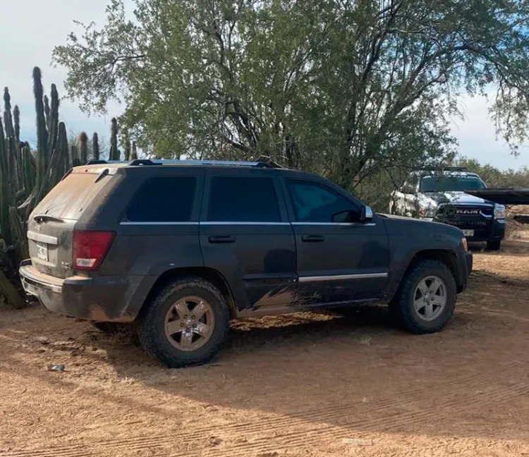 Localizan vehículo blindado en Altar