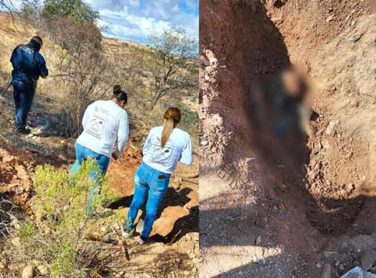 Localizan cuerpo en una fosa clandestina