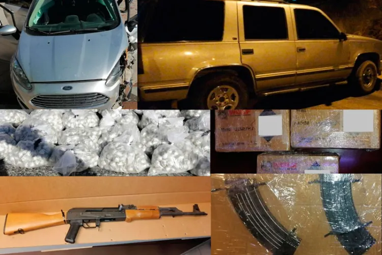 Aseguran vehículo cargado de droga en Nogales