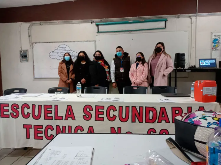 Trabajan en la prevención de riesgos contra los estudiantes