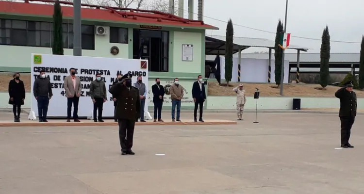 Toma protesta nuevo comandante de la 45 zona militar