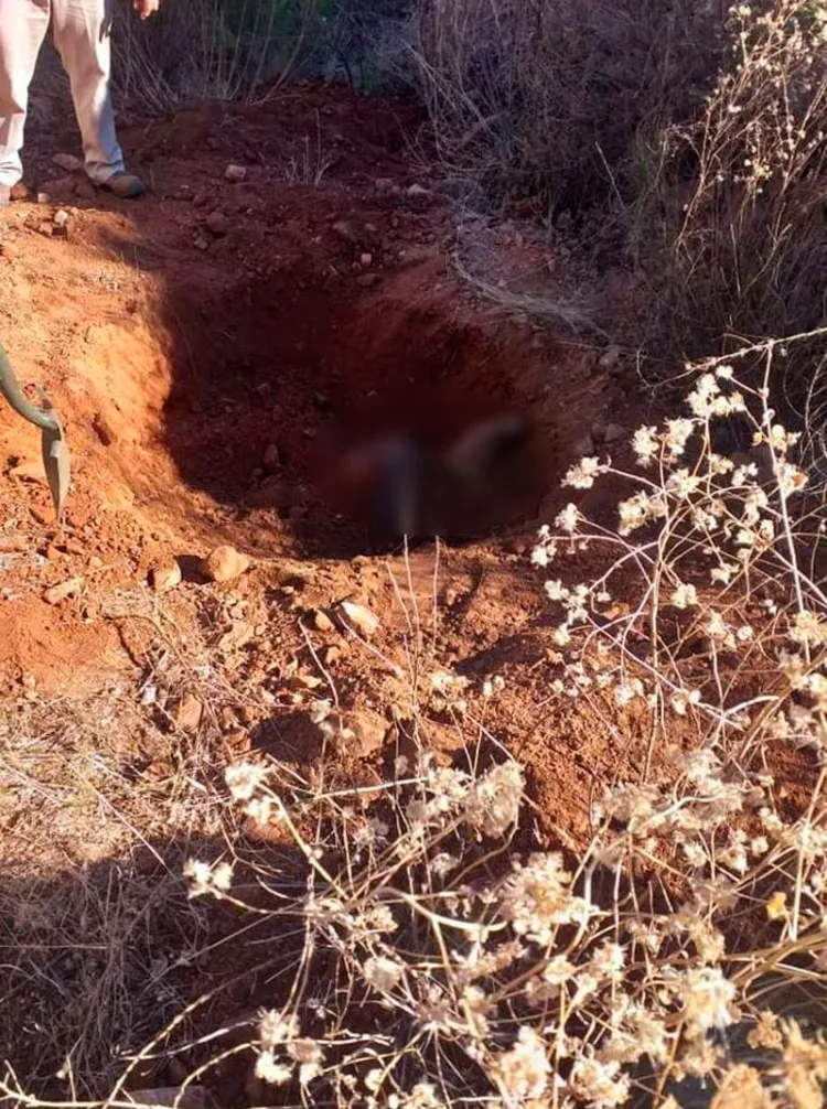 Localizan cadáver en fosa clandestina