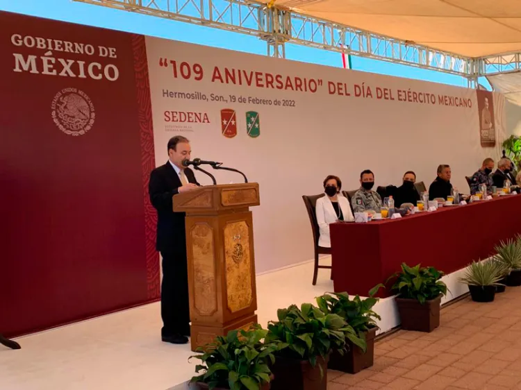 Celebran el 109 aniversario de la fundación del Ejército