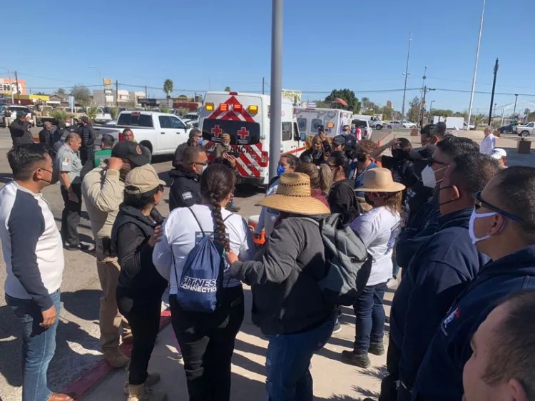 Arriban colectivos de búsqueda a SLRC