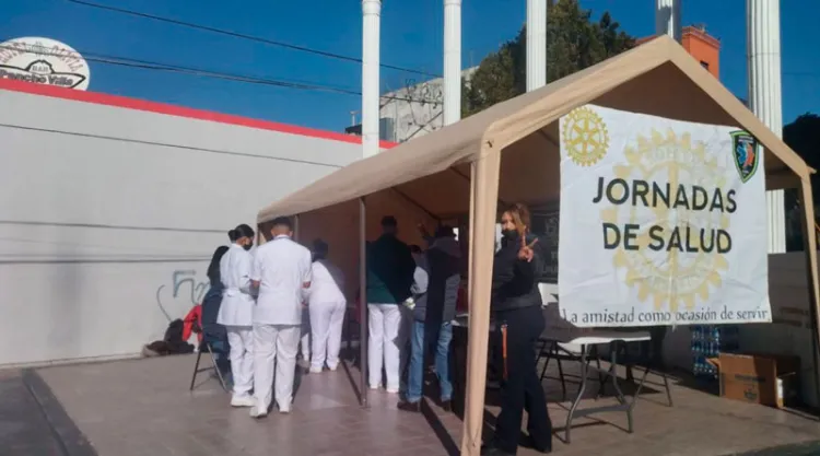 Invitan rotarios a jornada de salud