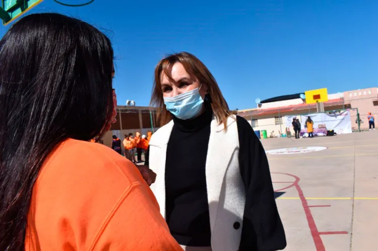 Visita presidenta del DIF a internas del Cereso Femenil