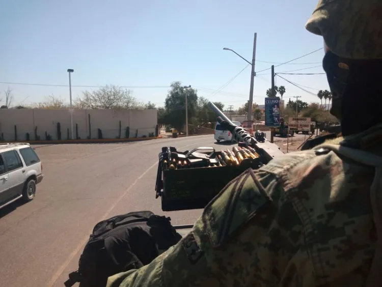 Refuerza Sedena seguridad en Nogales y Caborca