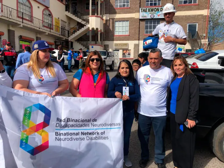 Hacen frente binacional en caravana contra el Autismo