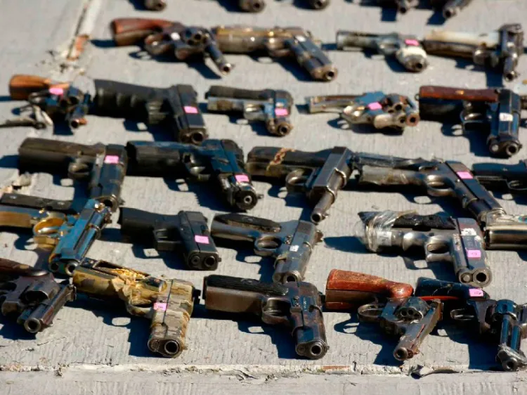 Más de 13 millones de armas sin registro son usadas en hechos violentos en México: SRE