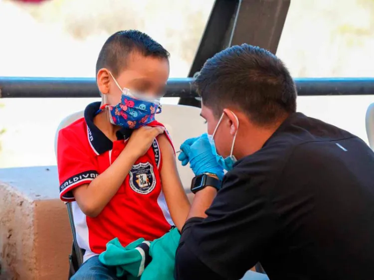 Niñas y niños ya serán vacunados contra covid-19: AMLO