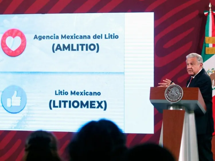 ‘¿AMLITIO o Litiomex?’, bromea AMLO sobre empresa para explotar mineral