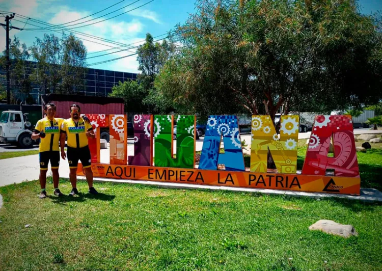 Completan ruta en memoria de ciclista italiano atropellado