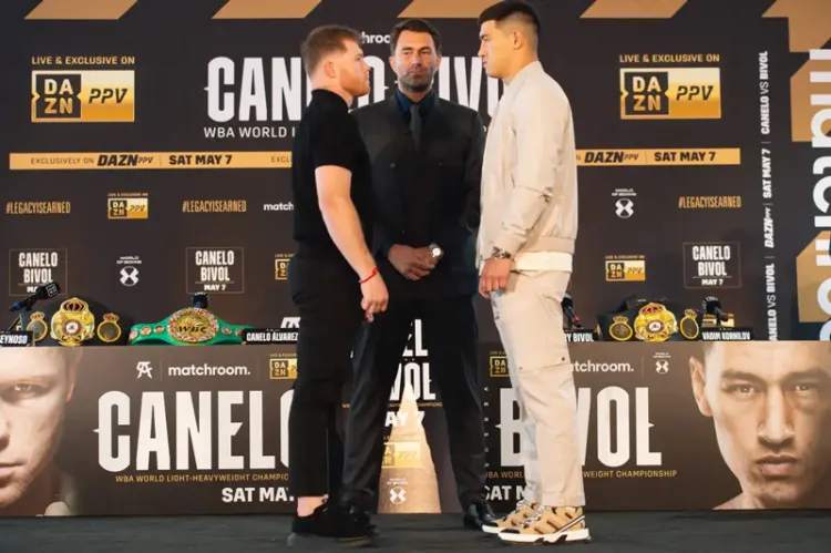 Canelo combina golf y boxeo