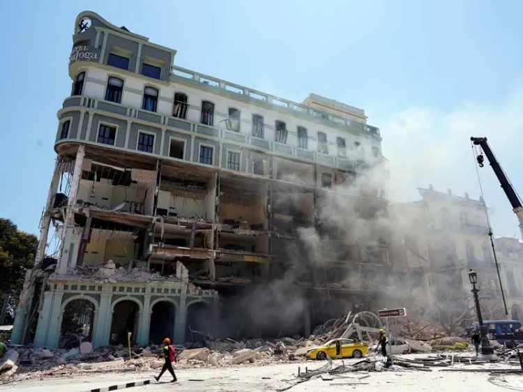 Explosión en hotel deja 22 muertos en Cuba