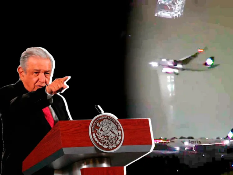 No hay peligro: AMLO al anunciar que se ordenará espacio aéreo