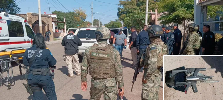 Abaten militares a dos sicarios; detienen a tres e incautan armas