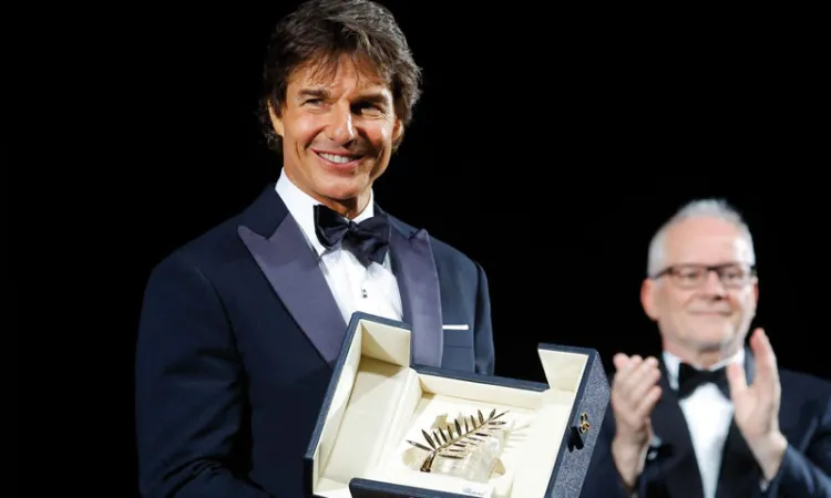 Aterriza Tom Cruise en Cannes