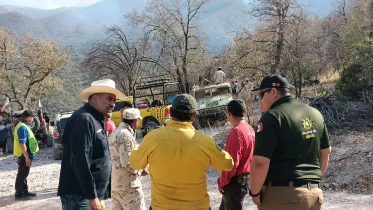 Controlan incendio forestal en Ímuris