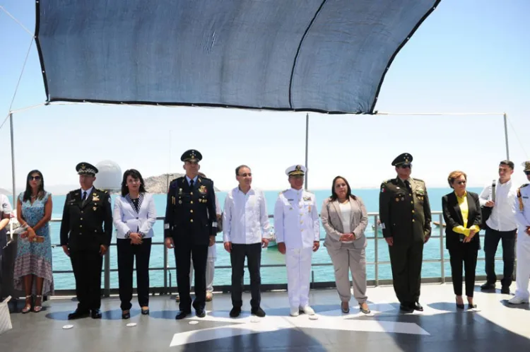 Alfonso Durazo: Contribuye la Marina a la seguridad del Estado