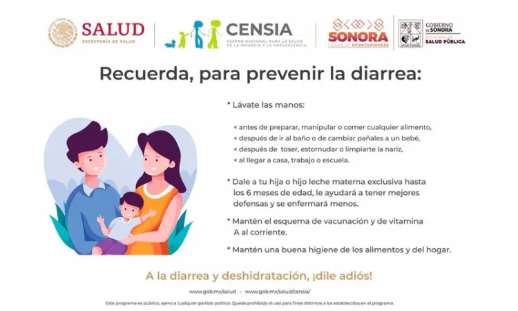 Llama Salud a prevenir enfermedades diarreicas