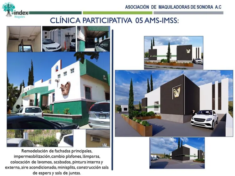 Invierte Index Nogales en rehabilitación de clínica AMS-IMSS