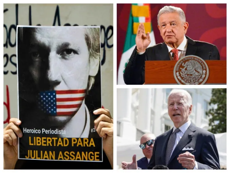Pedirá AMLO a Biden liberar a Julian Assange