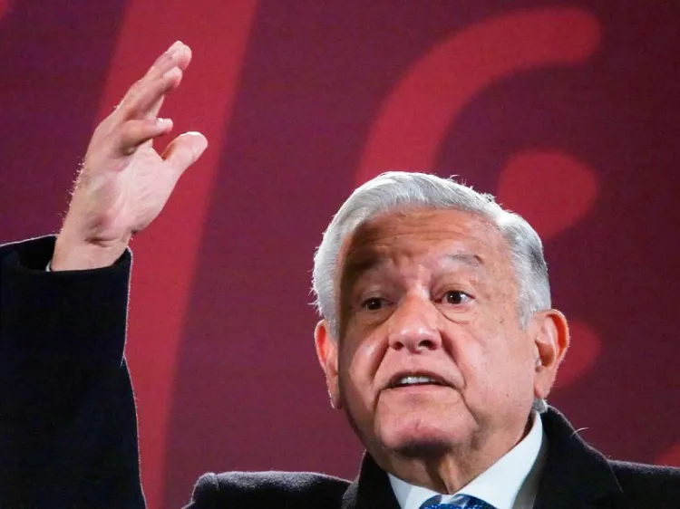 Exige AMLO pruebas de su supuesto nexo con los narcos