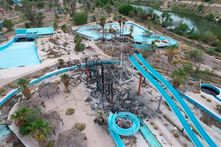 Presumen provocaron incendio en parque recreativo La Sauceda