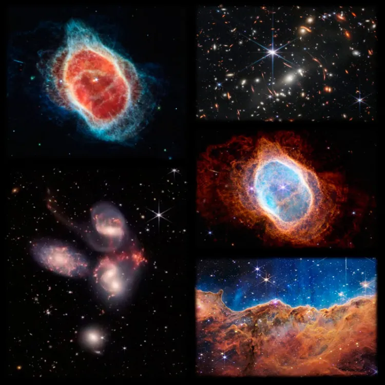 Revela telescopio Webb imágenes inéditas del universo