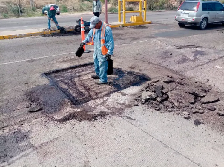 Realizan trabajos de mejoras y en las calles de esta frontera