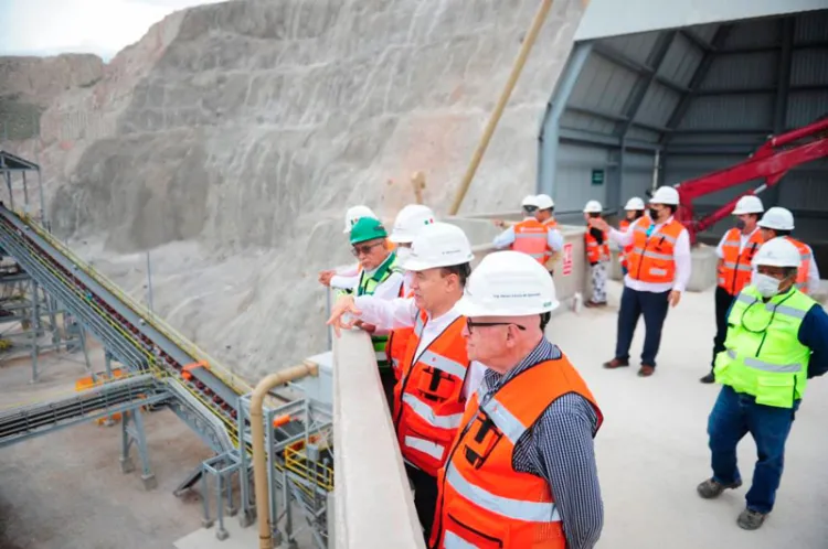 Inauguran tercer horno en la planta de cal en Agua Prieta