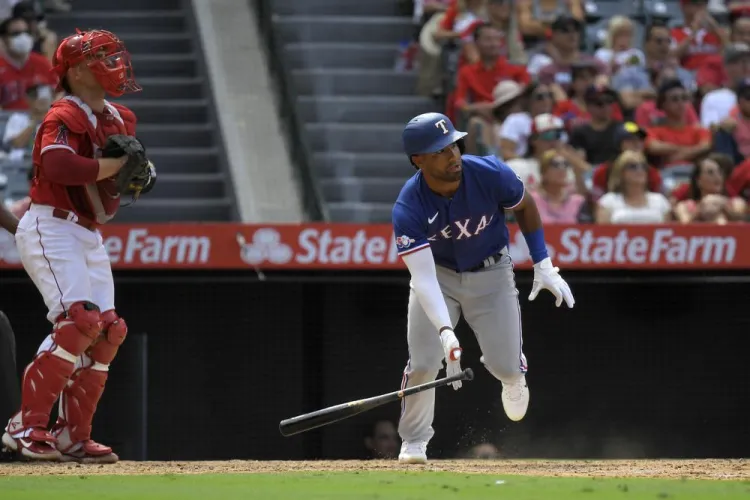 Rangers se impone a los Angelinos