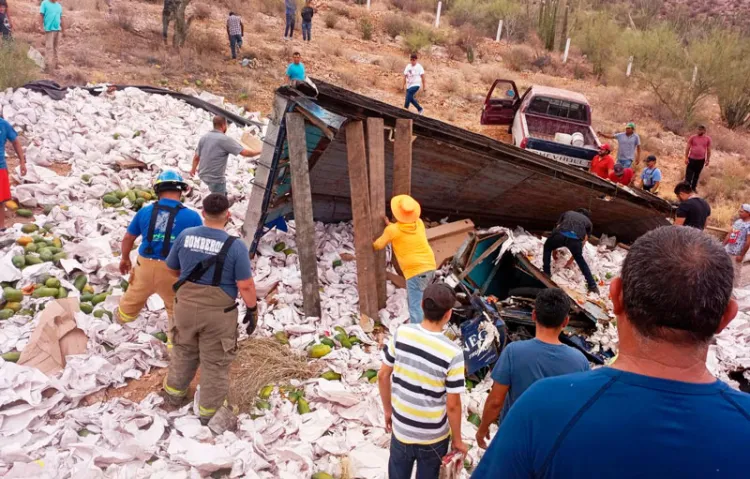 Tres muertos en accidente carretero Caborca – Sonoyta